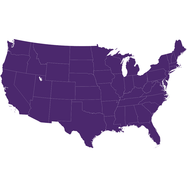 A map of United States